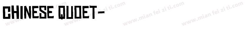 chinese quoet字体转换